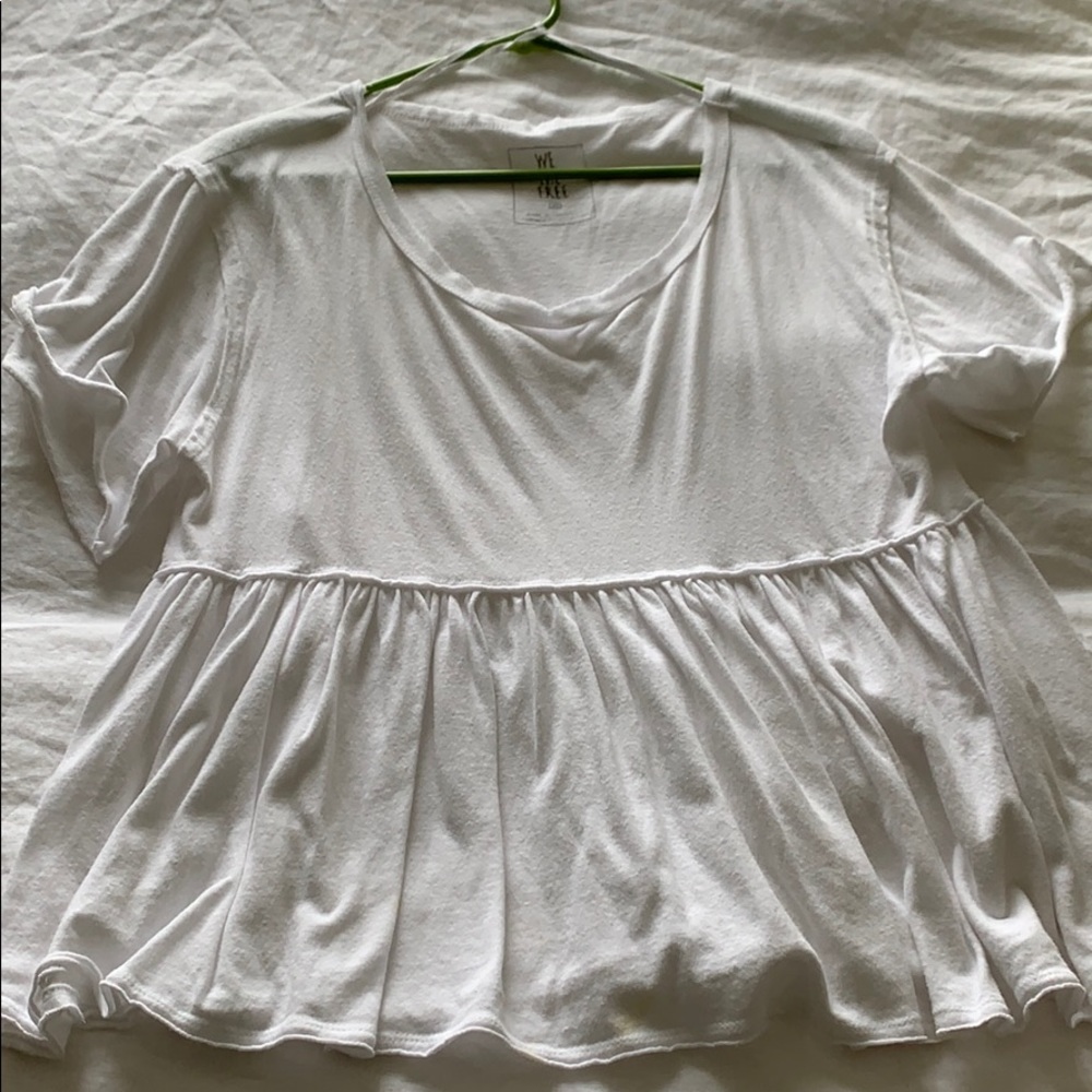 Free People peplum top - XS